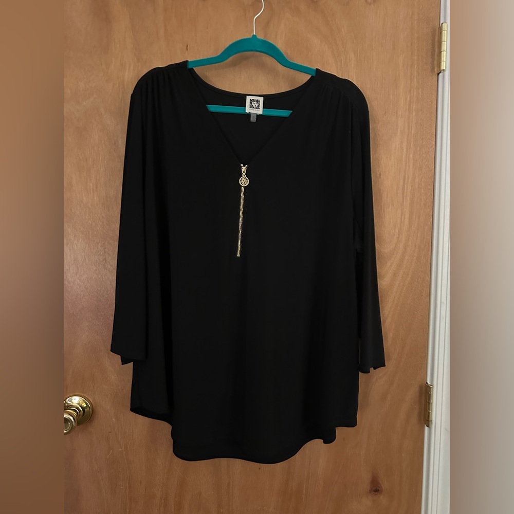 Anne Klein, Plus Size Blouse, 2X